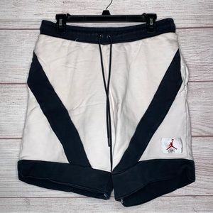 Nike Jordan basketball shorts white and black